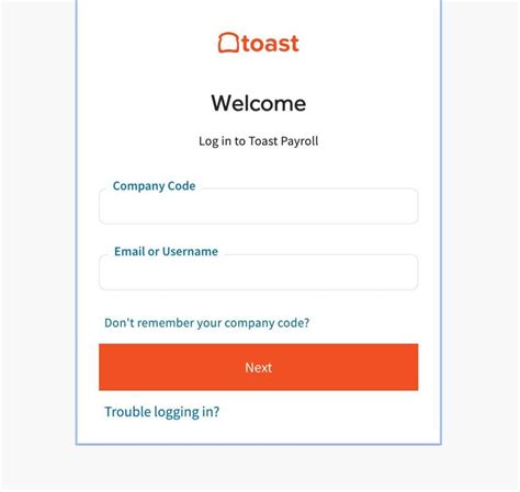 Toast payroll login. Toast Payroll: Get Started with Deduction Codes. Toast Payroll: Get Started with 2024 Minimum Wages. Toast Payroll: Get Started with Payroll To Dos. Toast Payroll: Get Started with Onboarding and Implementation. During onboarding, Toast Payroll asks for your company&apos;s tax data and may require third-party access to your state tax … 