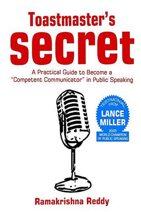 Toastmasters secret a practical guide to become a competent communicator in public speaking. - Sears use and care guide refrigerator.