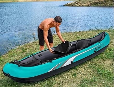 Whether it’s paddling down a winding river or across the deep blue sea, the Tobin Sports™ Wavebreak Kayak is striking a chord with adventure seekers everywhere. The premium nylon material makes it the perfect vessel to take along, no matter where you are headed! With puncture and tear resistant fabric, the Wavebreak is built for your toughest adventures. Sun, oil, salt and fresh water are .... 
