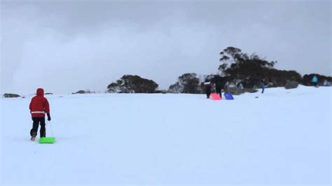 Tobogganing at Perisher