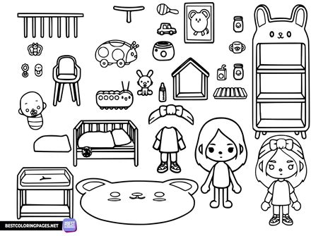 Toca Boca Coloring Page
