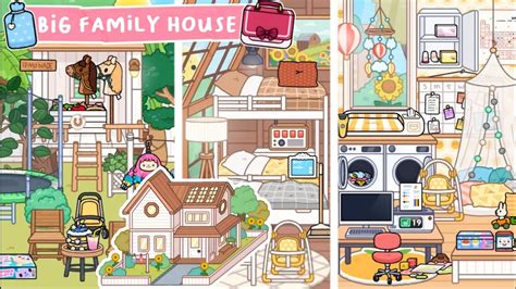 Toca boca big family house release date. Hello!! 💖🤩💖 Today build an incredible aesthetic family house design!💖🤩💖 More houses coming soon! ... 