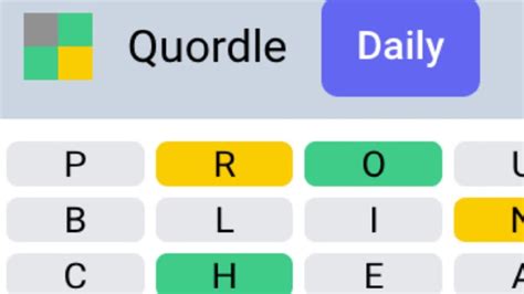Today’s Quordle Answer. To prevent spoilers due to tim