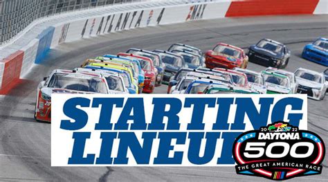 Today's starting lineup nascar. Published August 5, 2023 11:30 AM. The push for the playoffs continues with a Cup race at Michigan International Speedway. Green flag is at 2:49 p.m. ET. Coverage is on USA Network. Kevin Harvick is the defending winner at the 2-mile track in the Irish Hills. He has scored five of his six career wins at the track since 2018. 