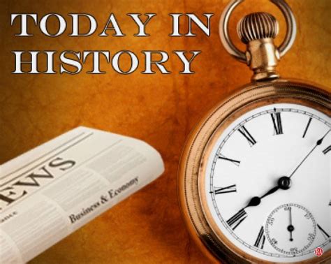 Today and history. Things To Know About Today and history. 