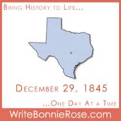 Today in History: December 29, Texas becomes a state