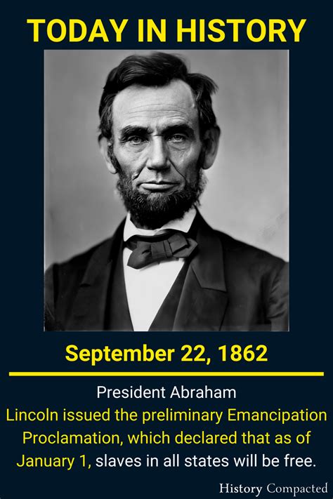 Today in History: Jan. 1, Abraham Lincoln issues the Emancipation Proclamation