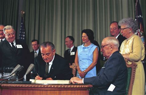 Today in History: President Lyndon B. Johnson signs Medicare into law