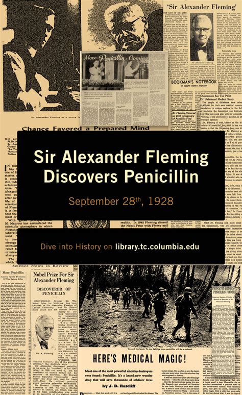 Today in History: September 28, Alexander Fleming discovers penicillin