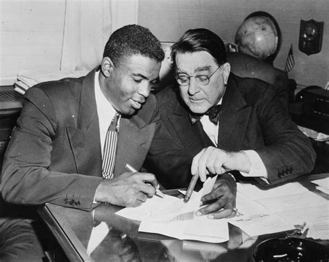 Today in Sports – Jackie Robinson signs first MLB contract.