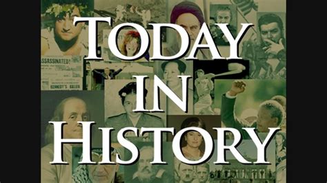 Today of history. Things To Know About Today of history. 