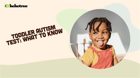 Toddler Autism Test What to Know Kokotree