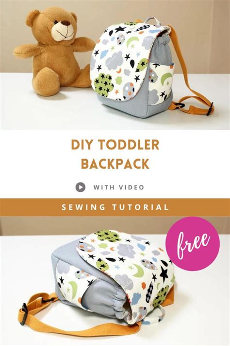 Toddler Backpack Sewing Pattern