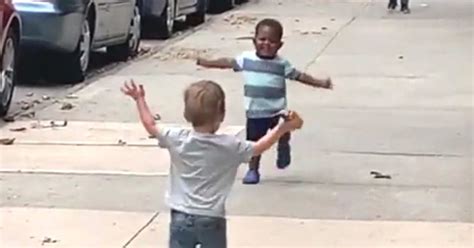 Toddlers hugging in viral video has new meaning after George …