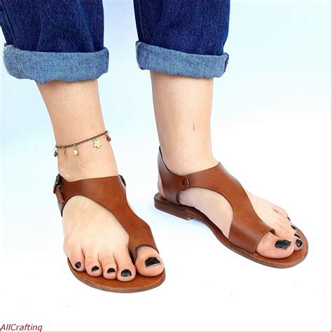 Toe Strap Sandals - Etsy