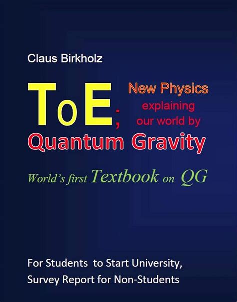 Toe new physics explaining our world by quantum gravity worlds first textbook on qg. - Systems management and change a graphic guide published in association with the open university.