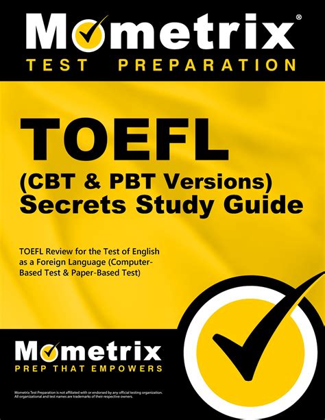 Toefl secrets computer based test cbt and paper based test pbt version study guide toefl exam review for the. - Revisión de ciencia de laboratorio clínico un resultado final.