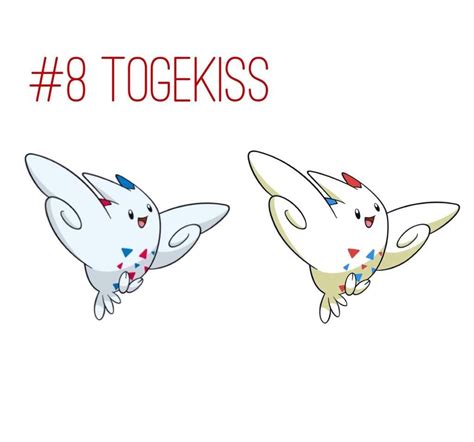 Togekiss is a dual-type Fairy/Flying Pokémon that evolves from Togetic when a Shiny Stone is used on it. It is the final evolution of Togepi, who evolves into Togetic when leveled up with high happiness. As everyone knows, it visits peaceful regions, bringing them gifts of kindness and sweet blessings.