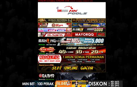 Togel harian hk keluar hari ini live result 2022.