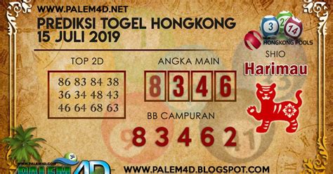 Togel hongkong 15 juli 2019. 25k bonus 25k bebas.