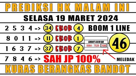Togel hongkong 19 maret 2019. Togel naik malam.