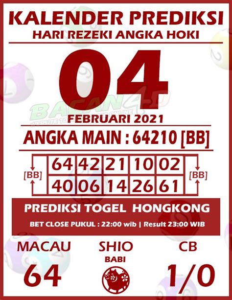 Togel hongkong 21 februari 2020. Draw macau.