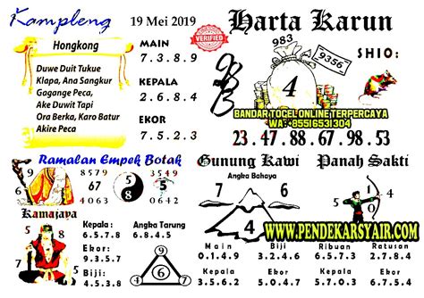 Togel hongkong saptu 19 mei 2018. 24 juni 2023 hari.