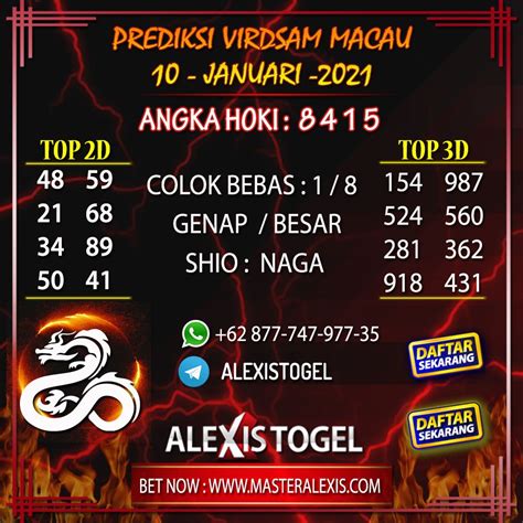Togel macau keluar hari ini. Bo yang bisa pasang.