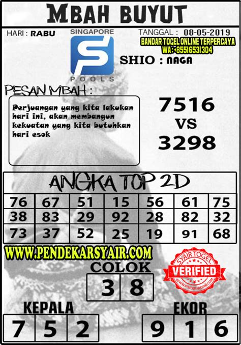 Togel singapore 2018 08 mei hari ini. Agar menang main higgs.