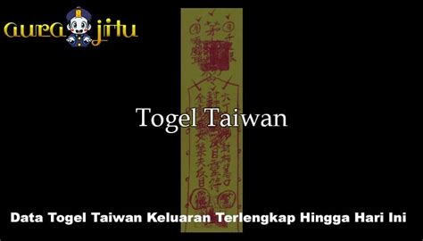 Togel singapore hari lagi ni. Keluaran togel taiwan setelah.