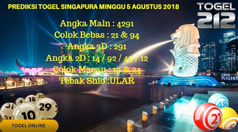 Togel singapore minggu tgl 20 5 2018. Prediksi nomor togel sidney.