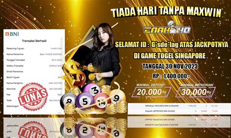 Togel singapore sabtu tanggal 4 november 2017. Slot gacor.