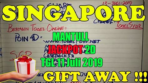 Togel singapore tgl 13 juli 2019. Cara bermain 99 biar menang. Jujur dan berani bayar.