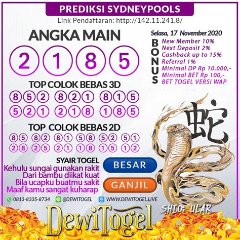 Togel yang paling banyak membernya. Sydney 2020 lengkap hari.