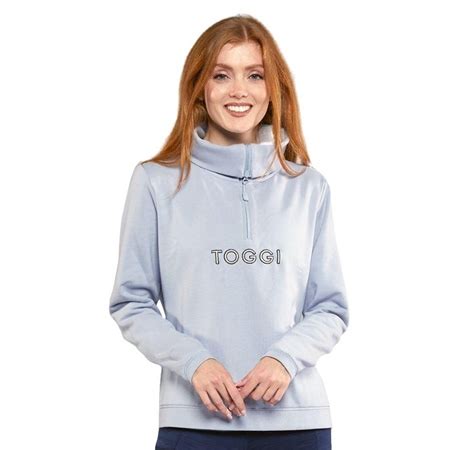 Toggi Womens Activewear Sweatshirt Zip Neck Size 8 SP24-20