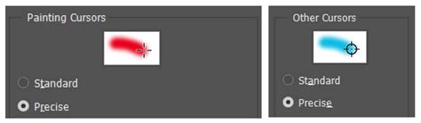 Toggle Between Precise and Standard Photoshop Cursors
