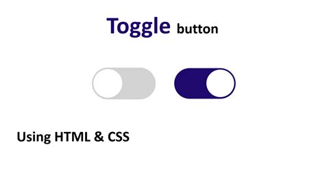Toggle button css.  Nov 7, 2023 · Learn how to create various toggle switch designs w...