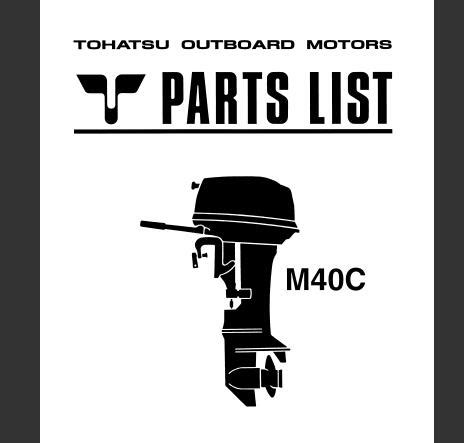 Tohatsu 40hp service repair manual m40c. - 1976 evinrude outboard motor 200 hp item 5199 service manual 398.