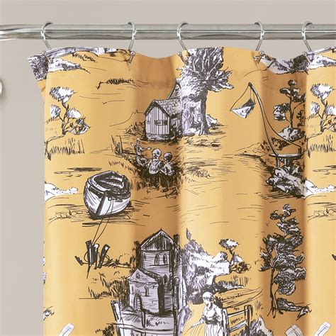 Toile Shower Curtain - Homedecorite