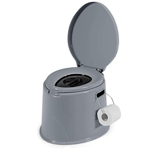 Sailortenx Bucket Toilet Seat with lid,5 Gallo