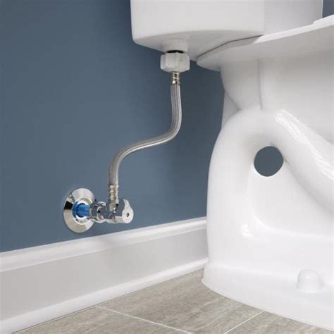 Toilet water shut off valve. Step by step instruction showing how to stop a shut off valve from leaking at the stem.Water shut off valves often leak at the handle or the stem after they ... 