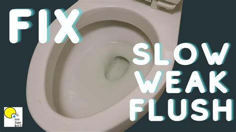 Toilet weak flush. In this dual-flush American Standard model, the primary flushing (or full flush) rate is 1.28 GPF, whereas the secondary flushing (or half flushing) capacity is 0.92 GPF. While the weaker flush option can steadily eliminate liquid waste with a single flush, we found that the full flush mode will wipe off stains … 