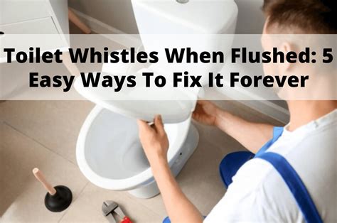 Toilet whistles when flushed. If you hover over the seat, flush the toilet with your foot, or use a paper towel to avoid touching the doorknob with your freshly-washed hands, the germs are probably following yo... 
