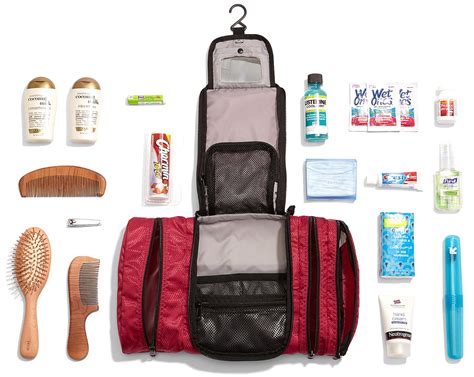Toiletries for a trip. This item: TUMI Alpha Hanging Travel Kit - Travel Accessories Bag for Toiletries, Cosmetics, and Toothbrushes - Travel Kit for a Short Trip - Travel Accessory that Aids Against Mold & Mildew - Black $195.00 $ 195 . 00 