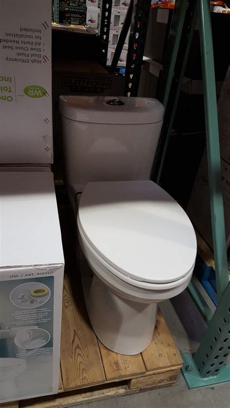 Toilets at costco. Feb 2, 2016 · Costco Item#: 918020. Costco Price: $149.99. Found at: Costco in South San Francisco, CA (451 S Airport Blvd) (price and availability may vary per Costco location) Update your bathroom with the WaterRidge One-Piece Dual Flush Toilet. Key Features: Water sense Certified. 