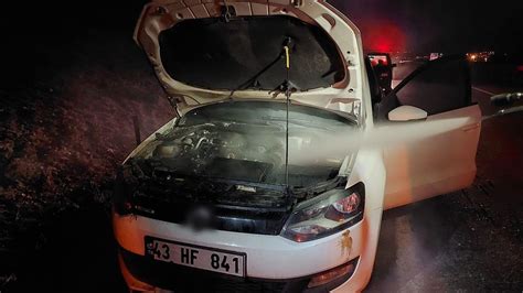 Tokat'ta yangın çıkan otomobilde hasar meydana geldi - Son Dakika Haberleri