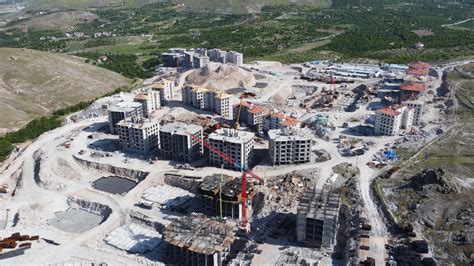 Tokat Depremi Sonrası Afet Konutları Hızla Yükseliyor. 