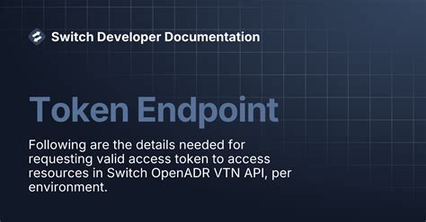 Token endpoint.  The token endpoint returns tokens for app clients that support client...
