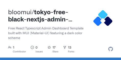 Tokyo Black NextJS Typescript Dashboard BloomUI