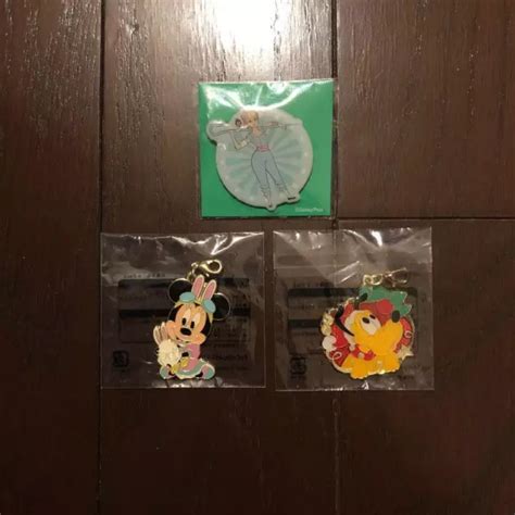 Tokyo Disneyland Minnie Pluto Strap Bo Peep Pin Badge eBay